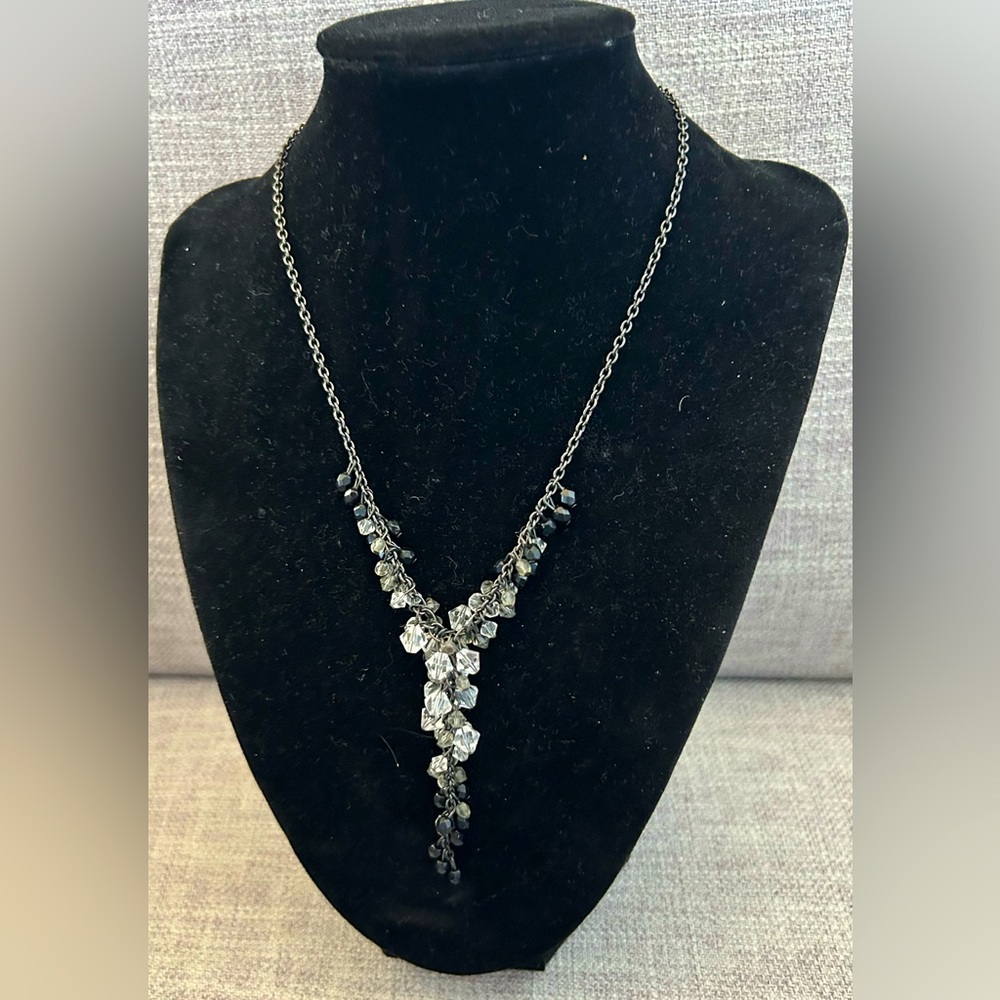 Beautiful 2028 by 1928 statement necklace in black and white